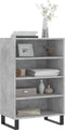 vidaXL - Hoge - kast - 57x35x90 - cm - bewerkt - hout - betongrijs