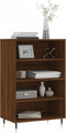 vidaXL - Hoge - kast - 57x35x90 - cm - bewerkt - hout - bruin - eikenkleur