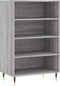 vidaXL - Hoge - kast - 57x35x90 - cm - bewerkt - hout - grijs - sonoma - eikenkleurig
