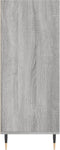 vidaXL - Hoge - kast - 57x35x90 - cm - bewerkt - hout - grijs - sonoma - eikenkleurig