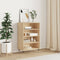 vidaXL - Hoge - kast - 57x35x90 - cm - bewerkt - hout - sonoma - eikenkleurig