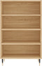 vidaXL - Hoge - kast - 57x35x90 - cm - bewerkt - hout - sonoma - eikenkleurig