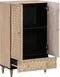 vidaXL - Hoge - kast - 60x33x100 - cm - massief - mangohout