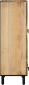 vidaXL - Hoge - kast - 60x33x100 - cm - massief - mangohout