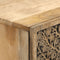 vidaXL - Hoge - kast - 60x33x100 - cm - massief - mangohout