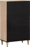 vidaXL - Hoge - kast - 60x33x100 - cm - massief - mangohout