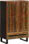 vidaXL - Hoge - kast - 60x34x100 - cm - massief - acaciahout