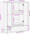 vidaXL - Hoge - kast - 60x34x100 - cm - massief - acaciahout