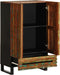 vidaXL - Hoge - kast - 60x34x100 - cm - massief - acaciahout