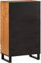 vidaXL - Hoge - kast - 60x34x100 - cm - massief - acaciahout