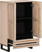 vidaXL - Hoge - kast - 60x34x100 - cm - massief - mangohout