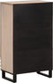vidaXL - Hoge - kast - 60x34x100 - cm - massief - mangohout