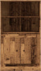 vidaXL - Hoge - kast - 60x35,5x103,5 - cm - bewerkt - hout - oud - houtkleurig