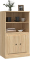 vidaXL - Hoge - kast - 60x35,5x103,5 - cm - bewerkt - hout - sonoma - eikenkleurig