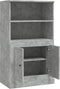 vidaXL - Hoge - kast - 60x35,5x103,5 - cm - bewerkt - hout - betongrijs