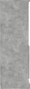 vidaXL - Hoge - kast - 60x35,5x103,5 - cm - bewerkt - hout - betongrijs