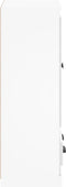 vidaXL - Hoge - kast - 60x35,5x103,5 - cm - bewerkt - hout - wit