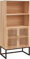 vidaXL - Hoge - kast - 60x35x125 - cm - bewerkt - hout