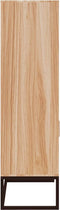 vidaXL - Hoge - kast - 60x35x125 - cm - bewerkt - hout