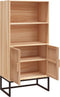 vidaXL - Hoge - kast - 60x35x125 - cm - bewerkt - hout