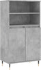 vidaXL - Hoge - kast - 60x36x110 - cm - bewerkt - hout - betongrijs