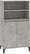 vidaXL - Hoge - kast - 60x36x110 - cm - bewerkt - hout - betongrijs