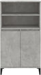 vidaXL - Hoge - kast - 60x36x110 - cm - bewerkt - hout - betongrijs