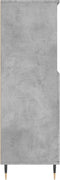 vidaXL - Hoge - kast - 60x36x110 - cm - bewerkt - hout - betongrijs