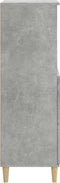 vidaXL - Hoge - kast - 60x36x110 - cm - bewerkt - hout - betongrijs