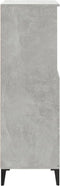 vidaXL - Hoge - kast - 60x36x110 - cm - bewerkt - hout - betongrijs