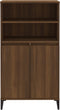vidaXL - Hoge - kast - 60x36x110 - cm - bewerkt - hout - bruin - eikenkleur