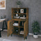vidaXL - Hoge - kast - 60x36x110 - cm - bewerkt - hout - gerookt - eikenkleurig