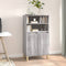 vidaXL - Hoge - kast - 60x36x110 - cm - bewerkt - hout - grijs - sonoma - eikenkleurig