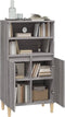 vidaXL - Hoge - kast - 60x36x110 - cm - bewerkt - hout - grijs - sonoma - eikenkleurig