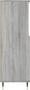 vidaXL - Hoge - kast - 60x36x110 - cm - bewerkt - hout - grijs - sonoma - eikenkleurig