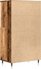 vidaXL - Hoge - kast - 60x36x110 - cm - bewerkt - hout - oud - houtkleurig