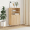 vidaXL - Hoge - kast - 60x36x110 - cm - bewerkt - hout - sonoma - eikenkleurig