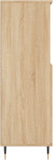 vidaXL - Hoge - kast - 60x36x110 - cm - bewerkt - hout - sonoma - eikenkleurig