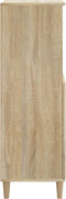 vidaXL - Hoge - kast - 60x36x110 - cm - bewerkt - hout - sonoma - eikenkleurig