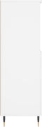 vidaXL - Hoge - kast - 60x36x110 - cm - bewerkt - hout - wit