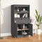 vidaXL - Hoge - kast - 60x40x116,5 - cm - massief - grenenhout - grijs