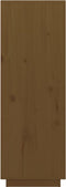 vidaXL - Hoge - kast - 60x40x116,5 - cm - massief - grenenhout - honingbruin