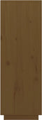 vidaXL - Hoge - kast - 60x40x116,5 - cm - massief - grenenhout - honingbruin