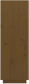 vidaXL - Hoge - kast - 60x40x116,5 - cm - massief - grenenhout - honingbruin