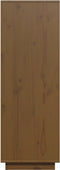 vidaXL - Hoge - kast - 60x40x116,5 - cm - massief - grenenhout - honingbruin