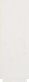 vidaXL - Hoge - kast - 60x40x116,5 - cm - massief - grenenhout - wit