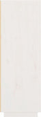 vidaXL - Hoge - kast - 60x40x116,5 - cm - massief - grenenhout - wit