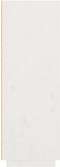 vidaXL - Hoge - kast - 60x40x116,5 - cm - massief - grenenhout - wit