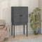 vidaXL - Hoge - kast - 60x40x120 - cm - massief - grenenhout - grijs