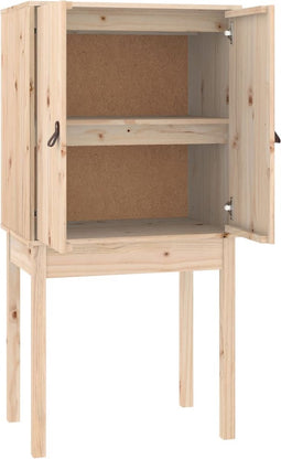 vidaXL - Hoge - kast - 60x40x120 - cm - massief - grenenhout